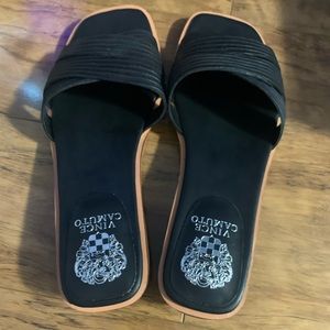 Vince Camuto Black Sandal Size 6 and 1/2